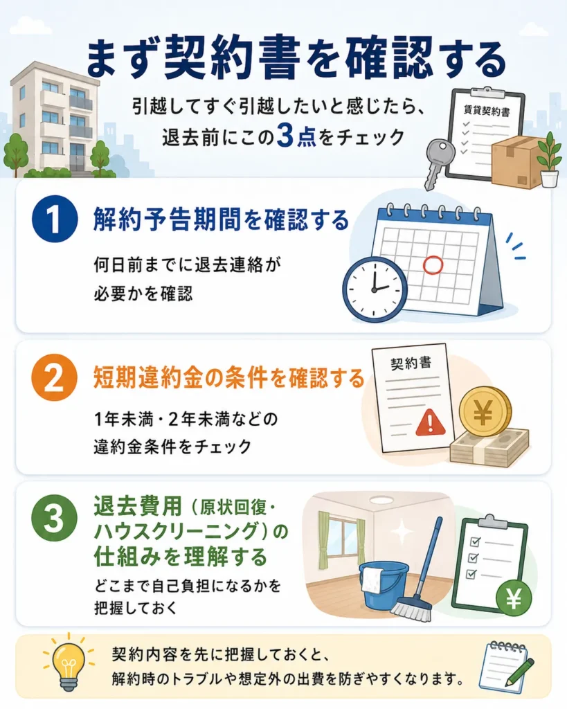 まず契約書を確認する