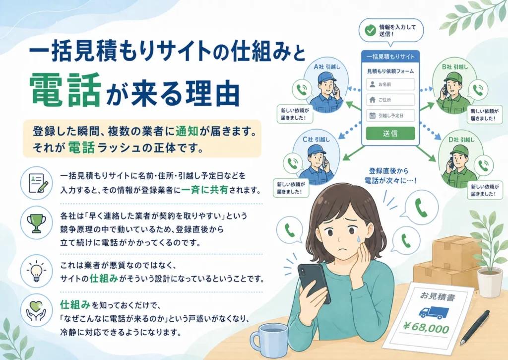 一括見積もりサイトを使うときに知っておくべきこと